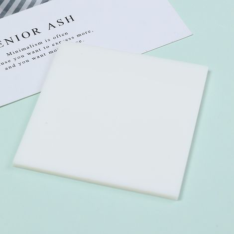 Post It Transparent - 400 Feuilles Adhésives Clair PET - 76 x 76 mm et 70 x 95 mm - Pour Bureau École Maison - Lot de 8 Paquets (1/5)