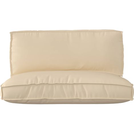 Maison Exclusive - Palettenkissenset Oxford-Stoff Beige 120 x 80 (1/3)