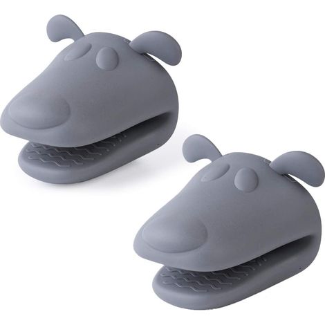 Mini gant de four-Silicone sans BPA, résistant à la chaleur, coussin isolant à pince de cuisson pour la cuisine et la patisserie