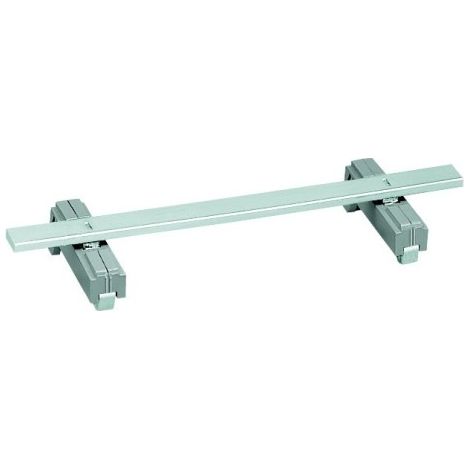 Rail en cuivre 10x3 mm, longueur 125 mm, fixation TH35 pour pinces d'écran 790-115 (1/3)