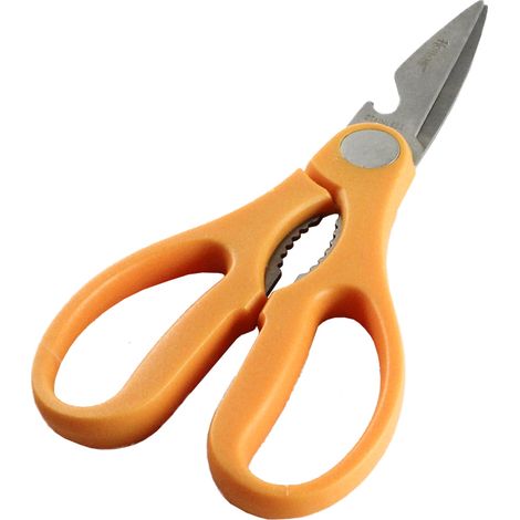 HOTECHE tijera multiusos 200 mm acero m/aislante , Tijera doméstica 200 mm Hoteche Tijera doméstica fabricada en acero inoxidable Con mango aislante Hoja de 2 mm de gro (1/4)