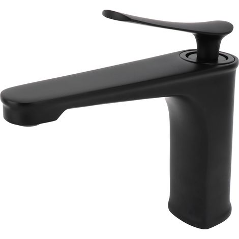 Robinet de lavabo monotrou en cuivre, à encastrer sous plan, pour eau chaude et froide, robinet de lavabo domestique, robinet de lavabo G3/8 (1/5)