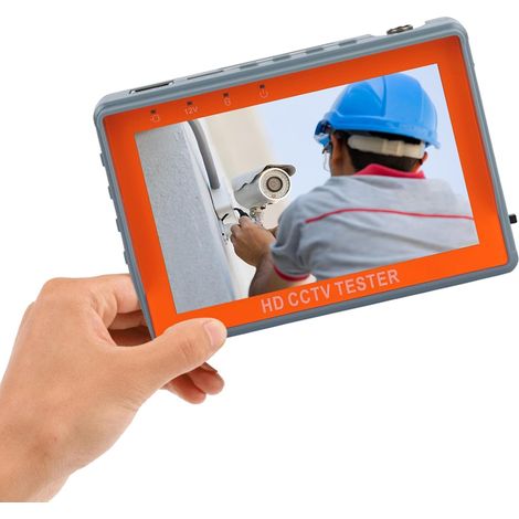 Caméra analogique AHD 720P/1080P/3mp/4mp/5mp/8MP AHD, TVI, CVI et CVBS, moniteur vidéo de sécurité avec écran LCD 4,3 pouces DC12V 1A, testeur de câble UTP, contrôle PTZ (1/5)