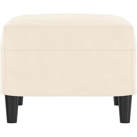 vidaXL Veloursbank Creme 70x35x41 cm Komfortabel
