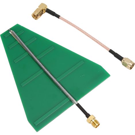Antenne log-périodique ultra large bande (UWB) 1,35 GHz – 9,5 GHz, 15 W, 5 – 6 dB, avec câble adaptateur (1/5)