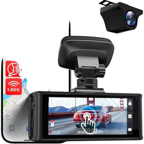 Dashcam, video 4K HDR, grandangolo 170°, nessun kit hardware necessario, 128 GB (1/2)