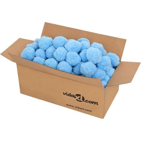 Boules filtrantes antibactériennes bleues en PE de 700 g pour piscine (1/5)