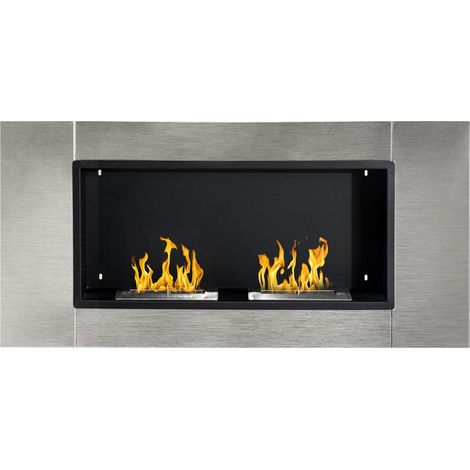 Chimenea easycomfort 4400W dos quemadores acero inoxidable