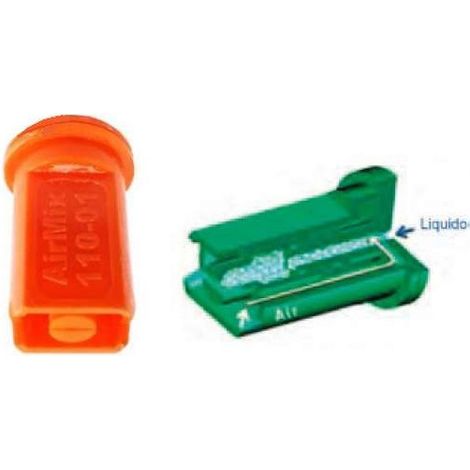 Buse Airmix à injection d'air 110° plastique Orange (1/2)