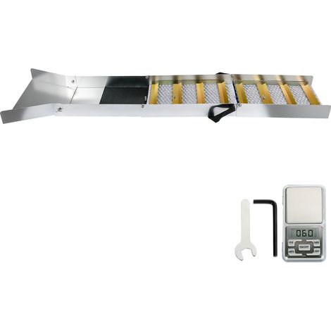 Mophorn Folding Aluminum Alloy Sluice Box,Compact 50" Sluice Boxes for Gold,Lightweight Gold Sluice Equipment, Portable Sluice Boxes with Miner's Moss,River,Creek,Gold Panning,Prospecting,Dredg (1/5)