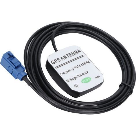 Antenne GPS Active Fakra C pour Navigation Haute Précision, Compatible Véhicules et Systèmes Auto