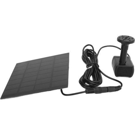 Schwimmender Solarbrunnen mit Solarpumpe für Vogeltränken, Gärten und Aquarien (1/5)