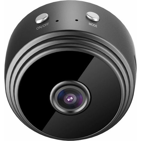 Mini Camera De Surveillance - 1080P WiFi - Pour Intérieur Et Extérieur - Vision À Distance Via Appli iOS Android - Avec Point D'accès WiFi Intégré - 1 Pièce