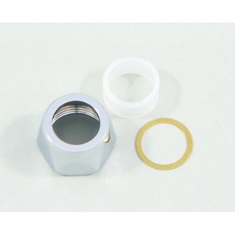 Tuerca de unión tubo de 16 mm cromo de 5/8 pulgadas ESTÁNDAR IDEAL