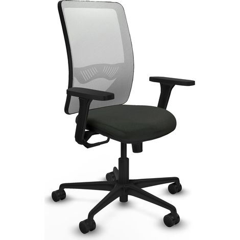 Chaise de bureau piqueras y crespo Zulema noir maille ergonomique (1/2)