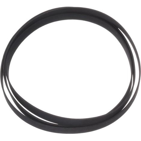 Cinghie di ricambio per giradischi, per un'esperienza musicale piacevole, realizzate in gomma resistente, 2 pezzi, 300 mm, colore nero. (1/5)