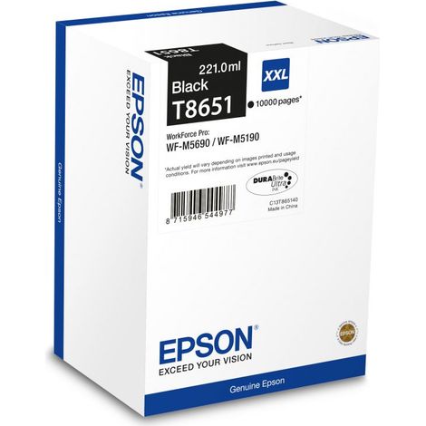 Epson Cartucho T8651 negro XXL (1/5)
