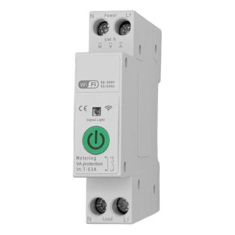 Interruttore intelligente Tuya controllo Wi-Fi misura energia