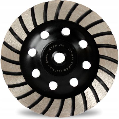 Disque à meuler le béton 125 M14 turbo
