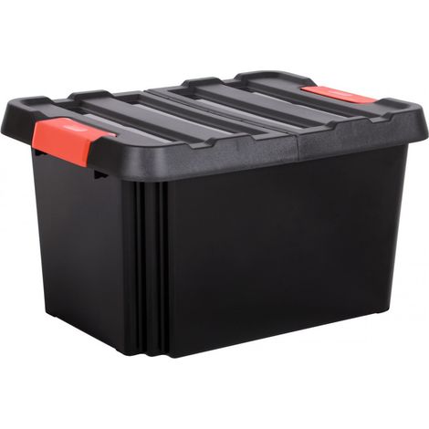 Caja de almacenamiento con tapa Stock'r 64,8 x 49,6 x 38,3 85