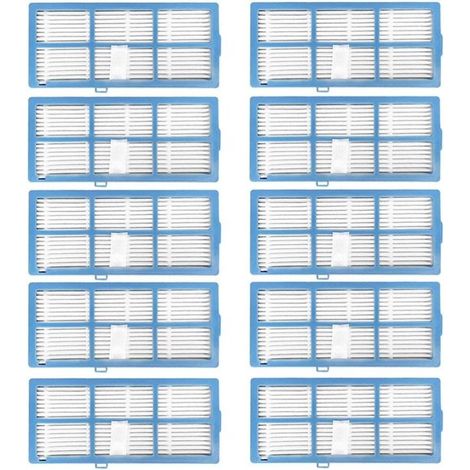 Juego de 10 filtros HEPA compatibles con las aspiradoras Goovi 1600PA D380 D382 y Coredy R3500 (1/4)