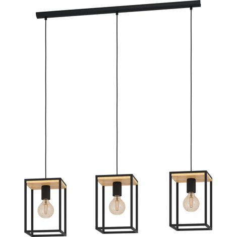 Suspension luminaire Libertad, lampe de plafond suspendue à 3 flammes (1/3)