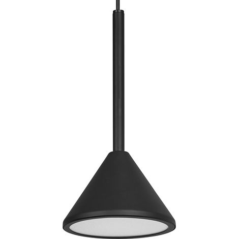 OSRAM Decor Fuji, suspension décorative, 1 ampoule, 5 W, blanc chaud 930, 180 lm, 3 000 K, non dimmable, IP20, noir, acier, 120 mm, ampoule non remplaçable (1/5)