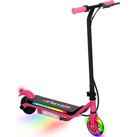 AIYAPLAY Electric Kids Ride on Scooter, Ride on Toy, Pink (1/5)
