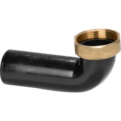 CODOLO CURVO IN PEHD CON DADO IN OTTONE 11/2ø40 Idroweb