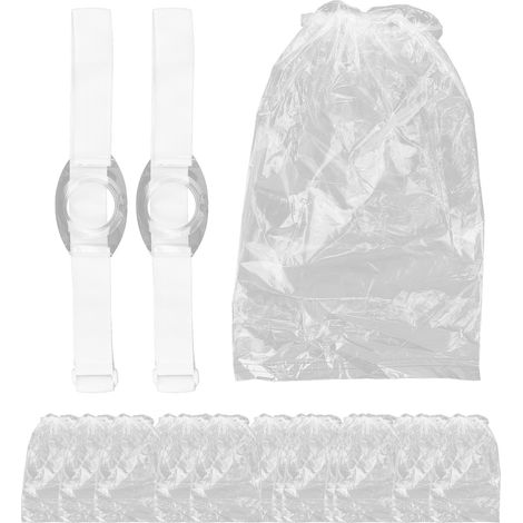 Ceinture de stomie en silicone avec 80 poches jetables. (1/5)
