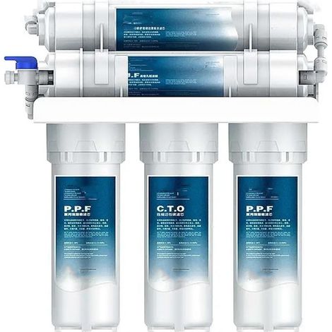 Système de filtre à eau Système de filtre à eau à la maison, purification de système de filtre à eau potable de 5 étapes for de ménage avec le robinet de kit de cartouche de filtre ( Color : Water pur (1/5)