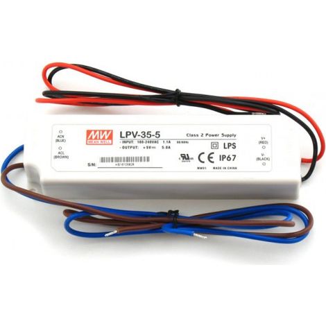Alimentazione 5Vdc 5Amp 30W IP67 Significato Bene