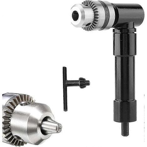 Adaptateur d'angle professionnel pour perceuse, adaptateur à changement rapide pour les espaces de travail à angle de perçage restreints. (1/5)