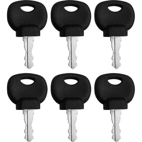 6 clés d'allumage JCB 14607