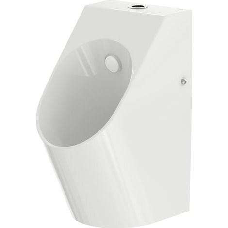 Urinal blanc avec siphon intégré, entrée par le haut