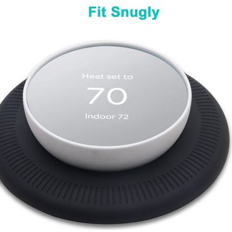 Couvercle de plaque murale de remplacement pour Thermostat Nest, en Silicone souple, résistant à l'usure, Installation facile, accessoire de support (1/5)