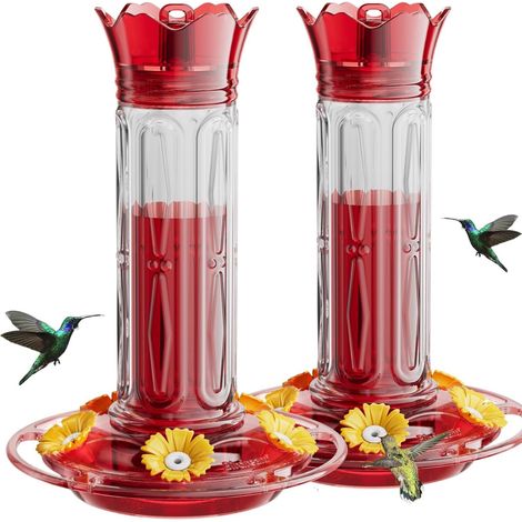 2 hängende Vogelfutterhäuschen für den Garten (1/2)