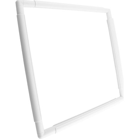 Cadre universel à pinces en plastique pour broderie, point de croix, quilting, outil de tapisserie (43,1 x 27,9 cm) (1/5)