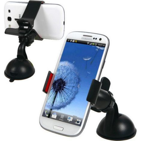 Support de téléphone de voiture rotatif à 360° avec GPS intégré (1 pièce) (1/4)