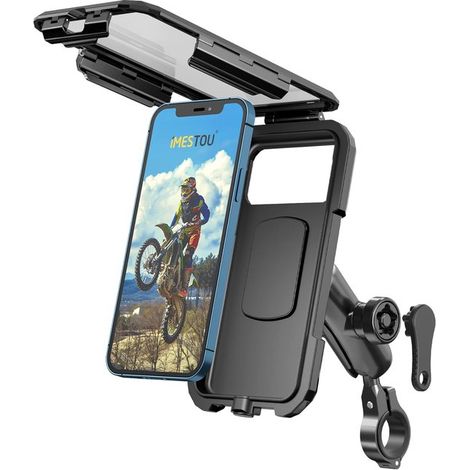 Supporto per cellulare da bicicletta,Rotazione a 720°,Compatibile con cellulari da 5,5" a 6,8" (1/5)