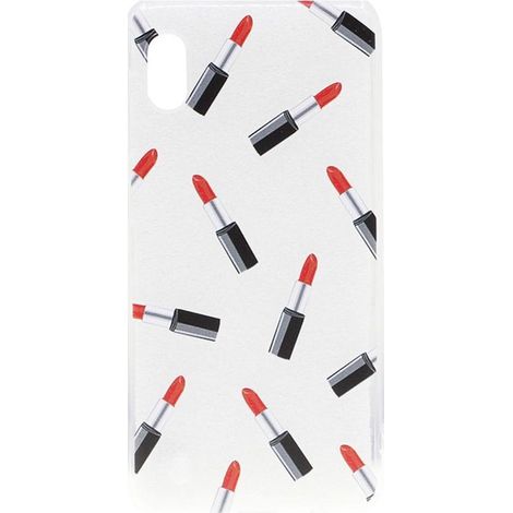 Coque arrière souple pour Samsung Galaxy A10 - Motif rouge à lèvres - Transparente - Étui de protection (1/5)