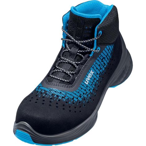 uvex Stiefel 1 G2 S1 blau schwarz Weite 11 Größe 45 (1/5)