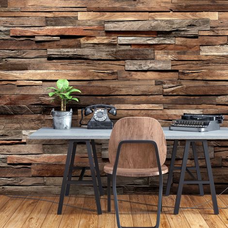 Fotomurale adesivo - Cedar Smell (Brown) - 98x70 (1/4)