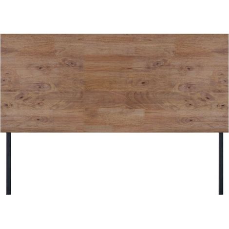 Cabecero individual Industrial Roble boreal – Negro 100cm (ancho) x 125cm (alto) (1/4)