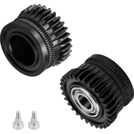 K1 Max Gears 2Pcs Nickel-Plated Steel Extruder Gears Compatible with Creality K1/K1C/K1 Max/Ender 3 V3 and Ender 3 V3 Plus 3D Printer (1/5)