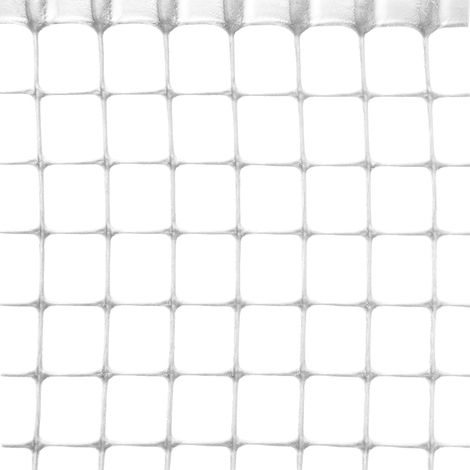 RETE IN PLASTICA QUADRANET X BALCONI maglia mm.10x10 rotolo mt.50 H. cm. 100 - Bianco