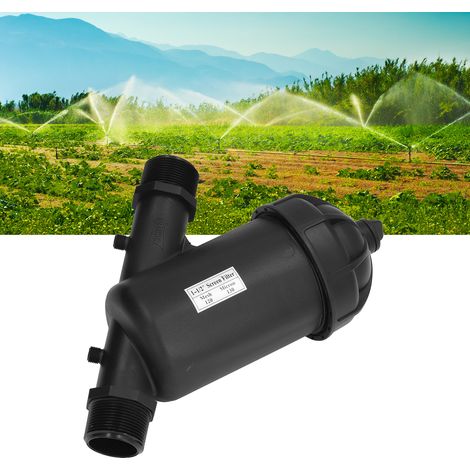 Filtre à disque fileté mâle G1-1/2 120 mesh pour irrigation de serre et agriculture