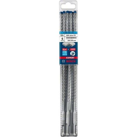 Bosch Professional Expert SDS plus-7X Hammerbohrer, 6 x 200 x 265 mm, 10-tlg. (2608900162) (1/5)
