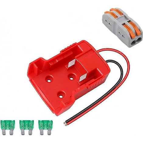 Power Wheels Adapter für Milwaukee 18V Lithium-Akku - DIY-Akkuhalterung für Milwaukee 18V Akku (1/5)