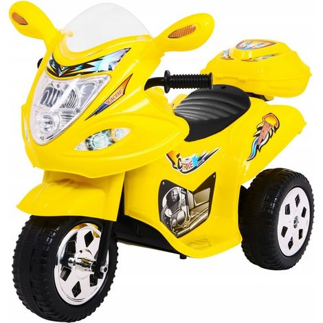 Triciclo elettrico BJX-088 per bambini piccoli, giallo + suoni (1/5)